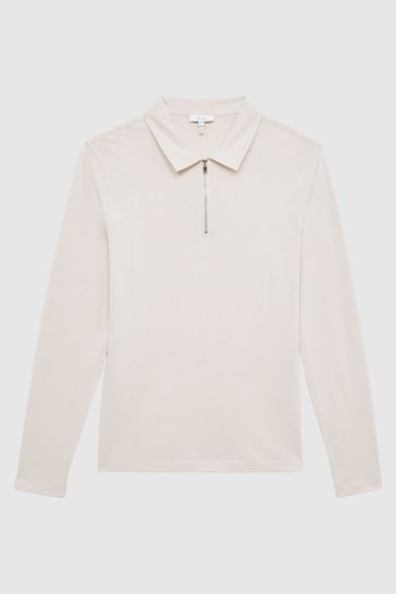 Half zip on sale long sleeve polo