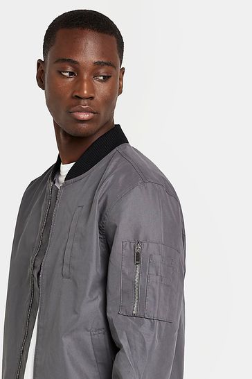 River island hooded bomber jacket deals