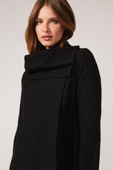 Buy Phase Eight Bellona Black Knit Coat from Next Germany