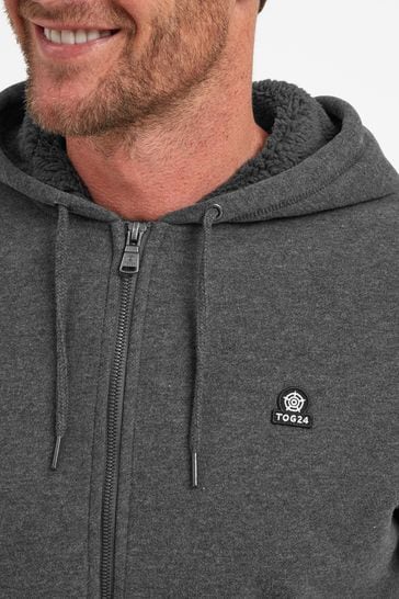North face sherpa store lined hoodie