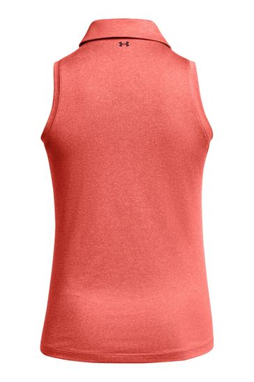 Buy Under Armour Red Blue Play Off Polo Shirt from Next Luxembourg