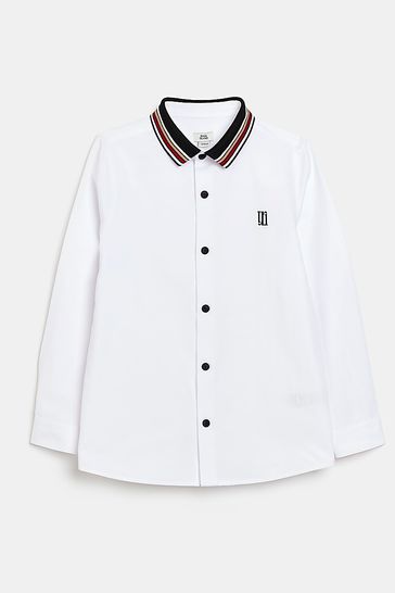 River Island Boys Oxford White Shirt