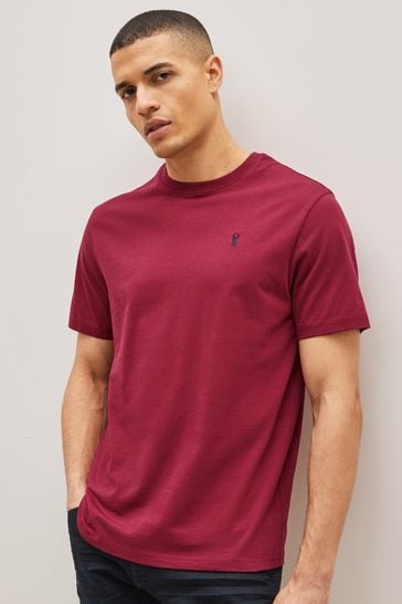 Burgundy top t shirt