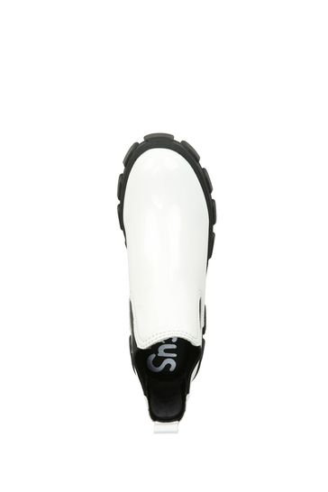 Sam edelman white croc booties sales