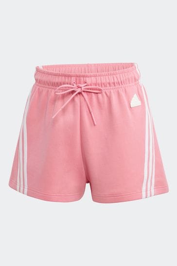 adidas Pink Future Icons 3-Stripe Shorts