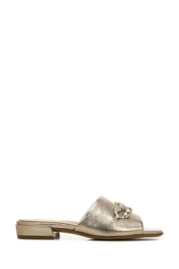 Naturalizer hot sale gold sandals