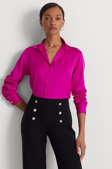 Lauren Ralph Lauren Pink Jamelko Shirt