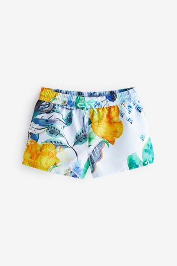 Blue and cheap yellow shorts