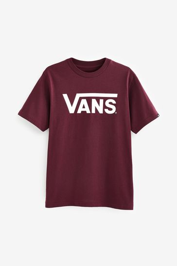 Vans hot sale red top