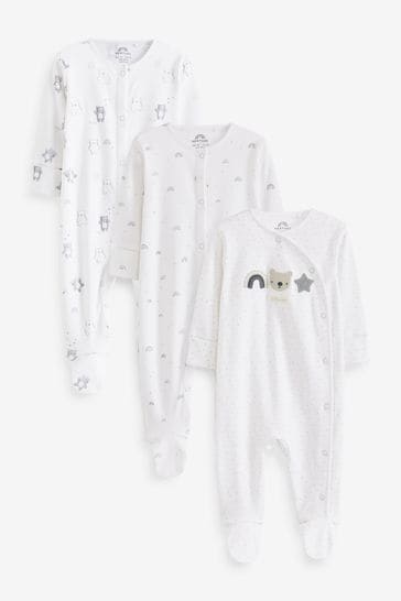 Black and white sleepsuit hot sale