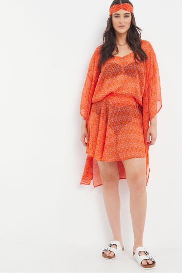 Buy JD Williams Orange Five Piece Beachwear Set from Next Poland