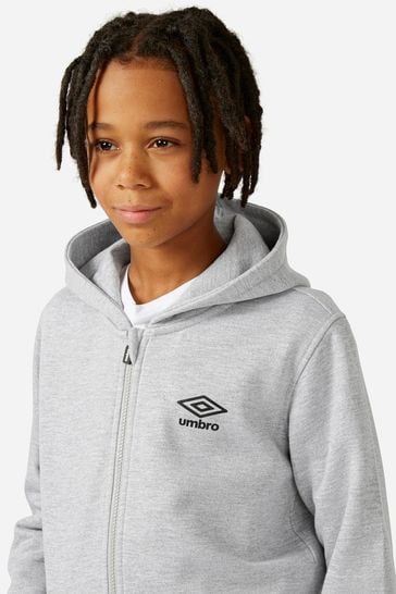 Buy Umbro Grey Zip Through Hoodie from Next Hungary