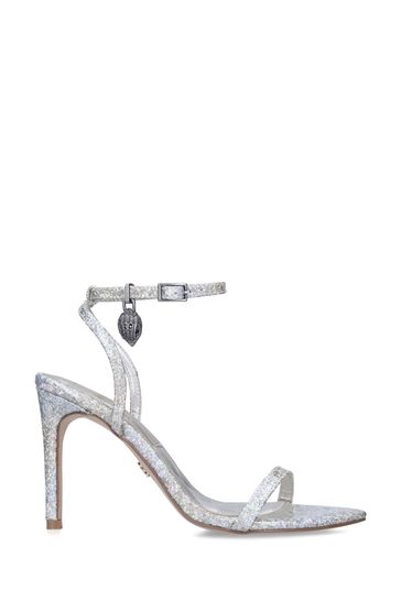 Buy Kurt Geiger London Silver Sparkle Shoreditch Sandals from Next