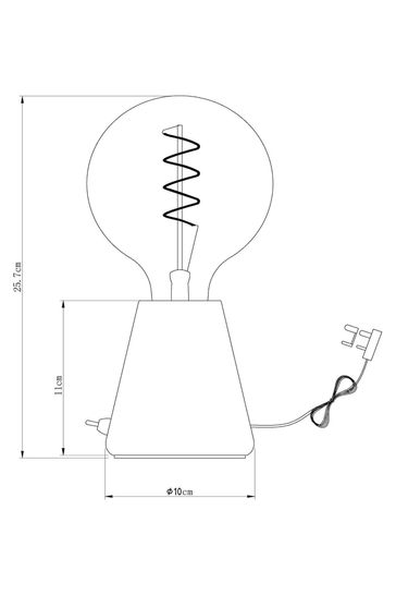 Next outlet bronx lamp