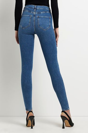 Blue jeggings shop