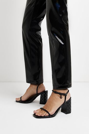 Block heel sales sandals river island