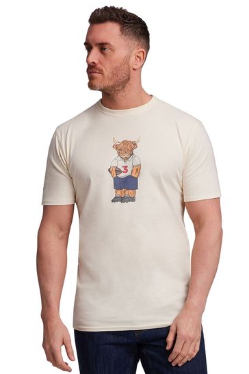 Raging Bull Cream Bull Sketch T-Shirt