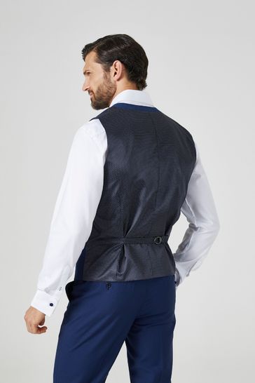 Royal blue new arrivals suit with vest