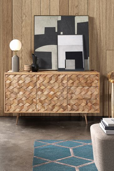 Swoon Dark Brown Terning Sideboard