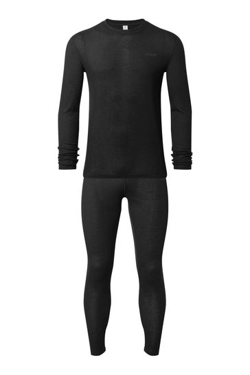 Tog 24 Mens Black Darley Thermal Baselayer Set