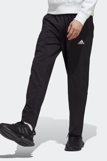 Adidas Aeroready Track Pants Women's XS Black Tapered Zip Ankle