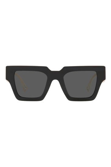 Versace Black Logo Arm Detail Sunglasses