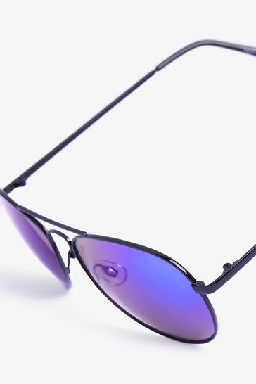 Purple aviator best sale sunglasses
