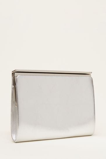 Buy Phase Eight Silver Open Top Slim Clutch Bag from Next Australia