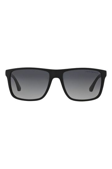 Emporio Armani Black Polarised Lens Sunglasses