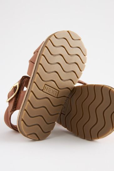 Tan leather walking discount sandals