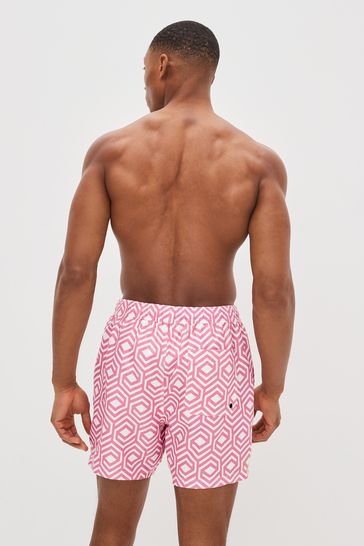 Ladies pink top swim shorts