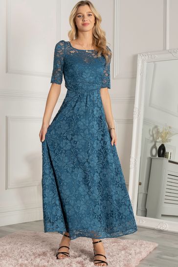 Jolie moi best sale navy lace dress