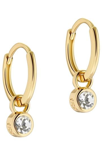 Ted Baker SINALAA: Crystal Huggie Earrings For Women