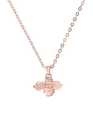 Buy Ted Baker Rose Gold Tone Bellema Bumble Bee Pendant Necklace from Next Netherlands