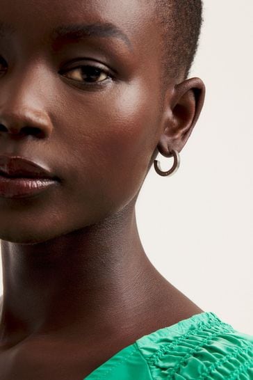 Ted baker half store hoop earrings