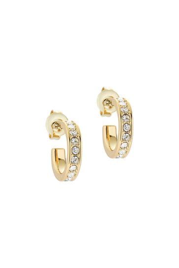 Ted Baker SEENITA: Crystal Small Hoop Earrings For Women