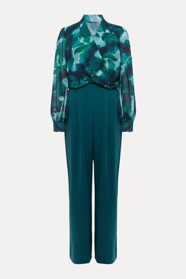 Phase 8 green jumpsuit on sale