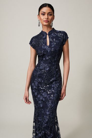Phase eight sales black sequin dress