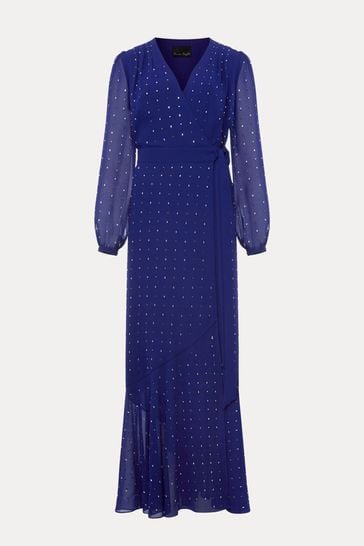 Buy Phase Eight Purple Maeva Embellished Maxi Dress from Next Ireland