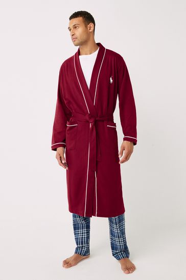 Polo Ralph Lauren Red Shawl Dressing Gown
