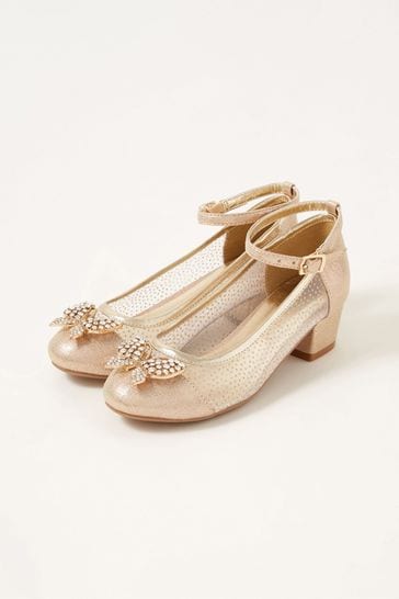 Monsoon Gold Butterfly Princess Shoes