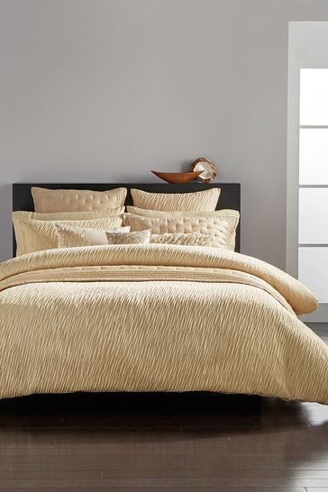 Donna Karan Gold Duvet Cover