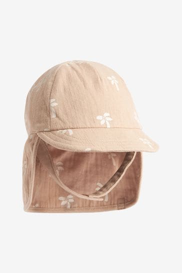Sand Brown Legionnaire Baby Hat (0mths-2yrs)