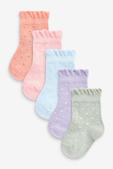 Bright Baby Socks 5 Pack (0mths-2yrs)