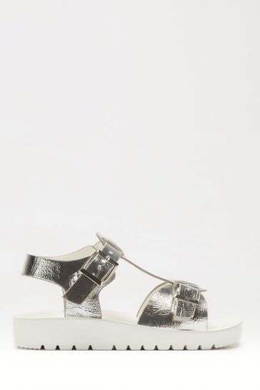 Lelli Kelly Silver Agata Metallic Sandals