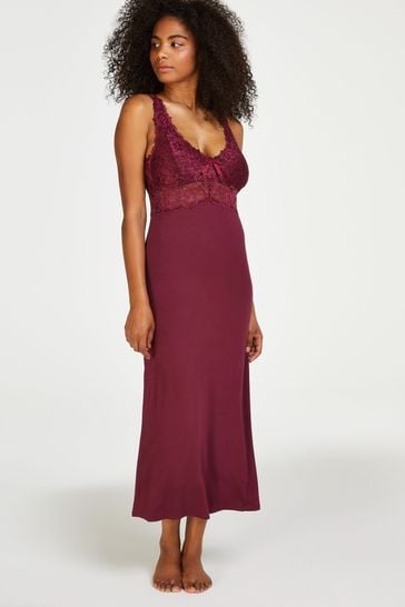 Long lace slip top
