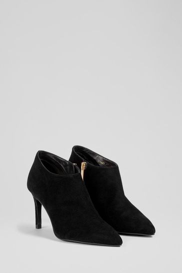Lk bennett black suede boots clearance