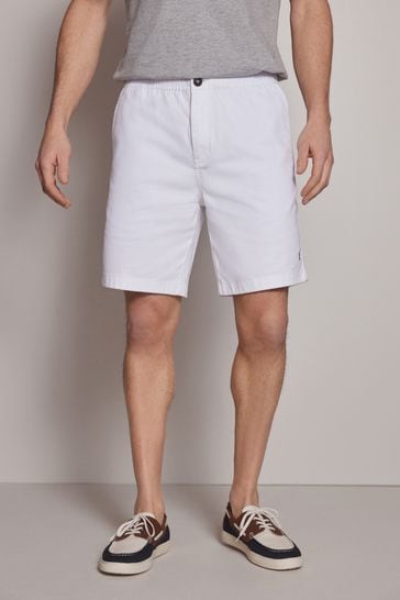 Buy White Stretch Chino Shorts from Next Luxembourg