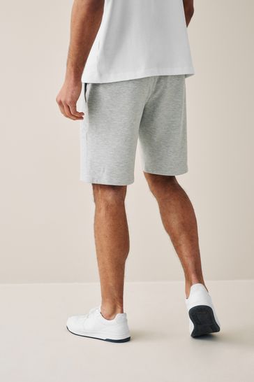 Mens grey hot sale smart shorts