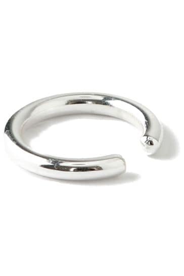 Orelia London 925 Sterling Silver Simple Metal Single Ear Cuff